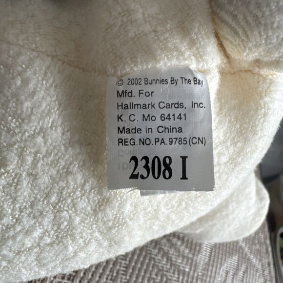 Hallmark Bunnies By the Bay "Buttercup"Plush Stuffed 12" Bunny Rabbit Easter Toy - Picture 6 of 7